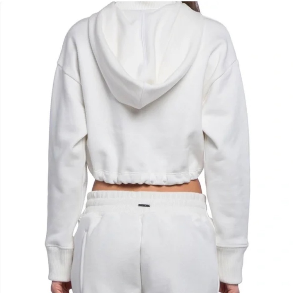 Koral clover haze cropped sweatshirt designer hoodie